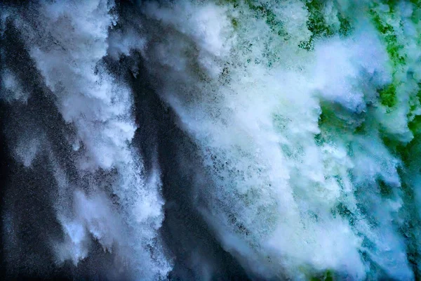 Snoqualme Falls Abstrato Washington State Pacific Northwest Gushing Waterfall Cria — Fotografia de Stock