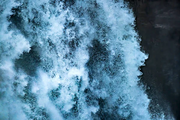 Snoqualme Falls Soyut Washington Eyaleti Kuzeybatı Fışkıran Şelale Karmaşık Örnekler — Stok fotoğraf