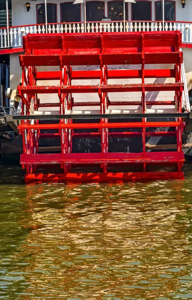 Paddle Wheel Steamboat Riverboat Rio Mississippi New Orleans Louisiana Dos — Fotografia de Stock