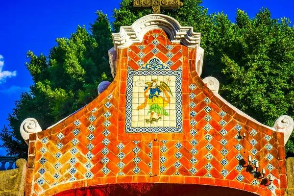 Angel Gate Santa Domingo Kirche Puebla Mexiko Erbaut Jahrhundert — Stockfoto