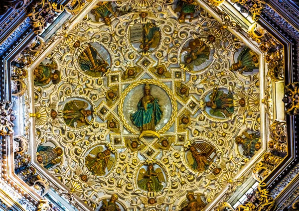 Puebla Mexiko Januar 2019 Basilica Dome Church San Cristobal Puebla — Stockfoto