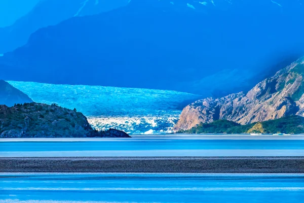 Grey Lake Glacier Southern Patagonian Ice Field Torres Del Paine — 图库照片