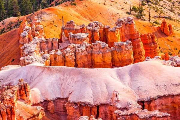 Hoodoos White Limestone Bryce Point Bryce Canyon National Park Utah — Foto de Stock