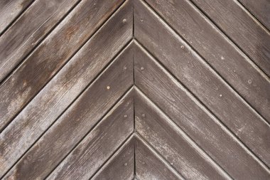 Boş cater-cornered koyu kahverengi ahşap zemin