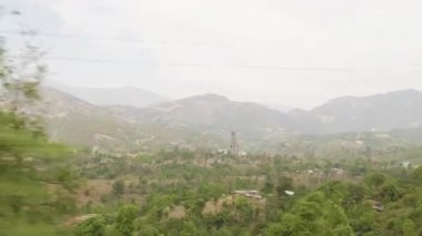 Katmandu, Nepal Pokhara üzerinden otobüs arada görünümünü.