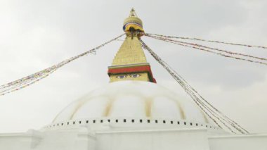 En büyük Stupa Boudhanath Vadisi'nde Katmandu, Nepal.