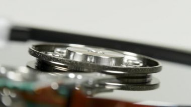 Sabit disk sürücüsünde dönüş tablo, makro çekim