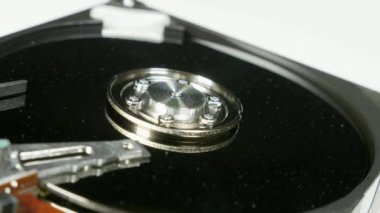 Sabit disk sürücüsünde dönüş tablo, makro çekim