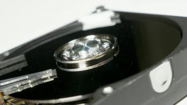 Sabit disk sürücüsünde dönüş tablo, makro çekim