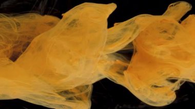 Renkli mürekkep boya akışı su