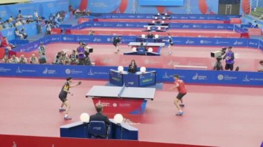 Minsk, Beyaz Rusya - Haziran 2019: 2. Avrupa Oyunları, Boll Timo vs Samsonov Vladimir, 26 Haziran 2019, Minsk.