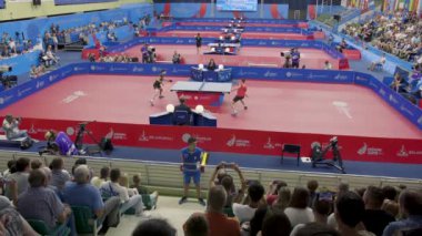 Minsk, Beyaz Rusya - Haziran 2019: 2. Avrupa Oyunları, Boll Timo vs Samsonov Vladimir, 26 Haziran 2019, Minsk.