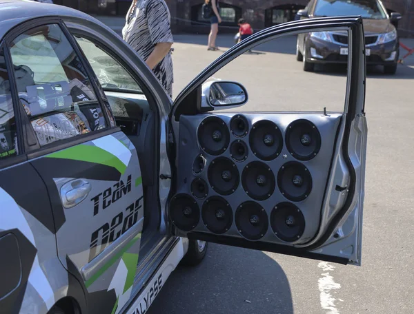 Yoshkar Ola Rusko Srpna 2018 Výstava Auto Auto Zdravé Hospodářské — Stock fotografie