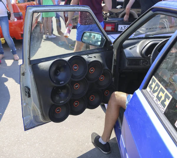 Joschkar Ola Russland August 2018 Auto Exhibition Auto Sound Competition — Stockfoto