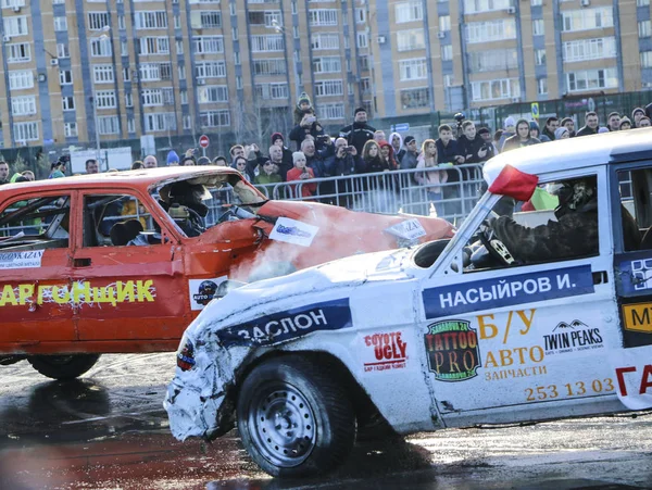 Kazan Rusya Nisan 2018 Aşırı Otomobil Fuarı Araba Isyanı Arabalar — Stok fotoğraf