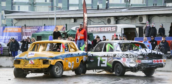 Kazan Rússia Abril 2018 Extreme Auto Show Revolta Carro Carros — Fotografia de Stock