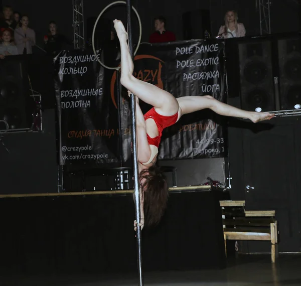 Yoshkar Ola Rusya Federasyonu Aralık 2018 Dans Akrobatik Gösterisi Aşk — Stok fotoğraf