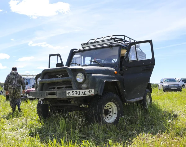 Obschyars Rusko Června 2018 Jeep Sprint Výstava Suv Upraven Vozidla — Stock fotografie