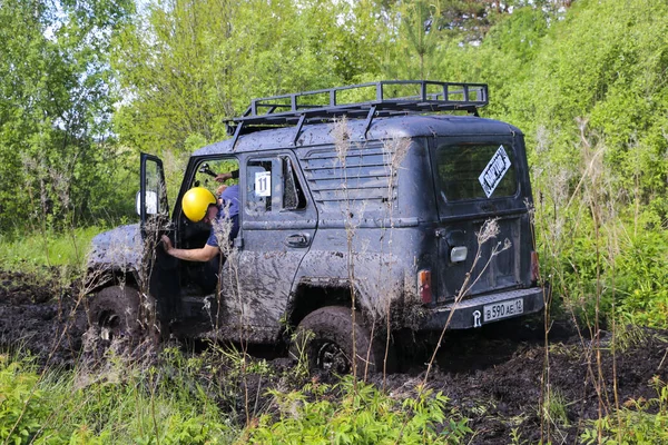 Obschyars Rusko Června 2018 Jeep Sprint Výstava Suv Upraven Vozidla — Stock fotografie