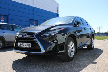 Yoshkar-Ola, Rusya, 17 Haziran 2018: Oto ve Motosiklet Fuarı - Festivali - Yo Zirvesi 2018 - otomatik gösterme