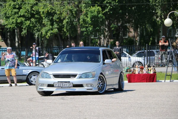 ヨシュカル ロシア 2018 自動車し オートバイ展 サミット 2018 自動表示 — ストック写真