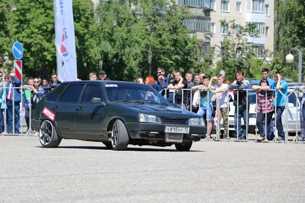 Yoshkar Ola Rússia Junho 2018 Exposição Automóvel Motocicleta Festival Summit — Fotografia de Stock