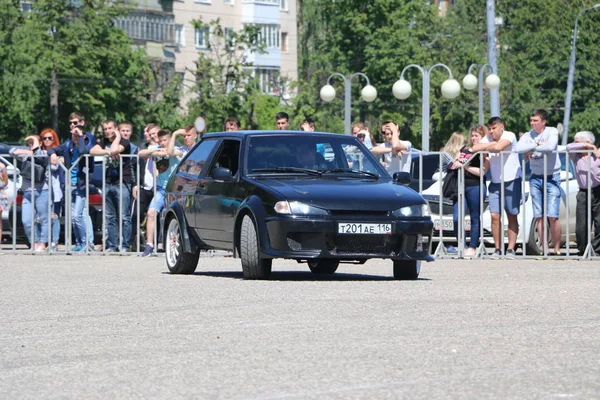 Yoshkar Ola Rusya Haziran 2018 Oto Motosiklet Fuarı Festivali Zirvesi — Stok fotoğraf