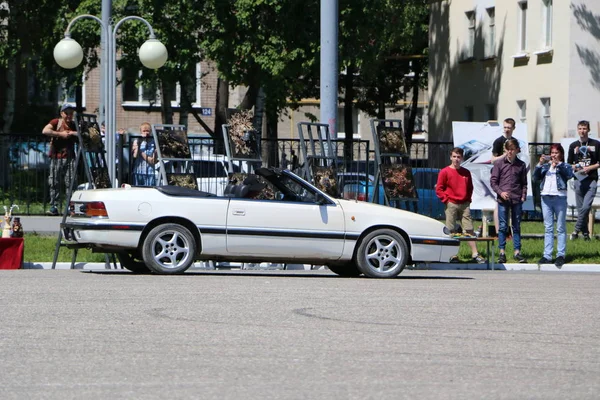 Yoshkar Ola Rússia Junho 2018 Exposição Automóvel Motocicleta Festival Summit — Fotografia de Stock