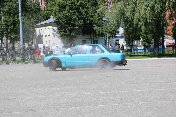 Yoshkar Ola Federacja Rosyjska Czerwca 2018 Auto Motocykla Wystawy Festiwal — Zdjęcie stockowe