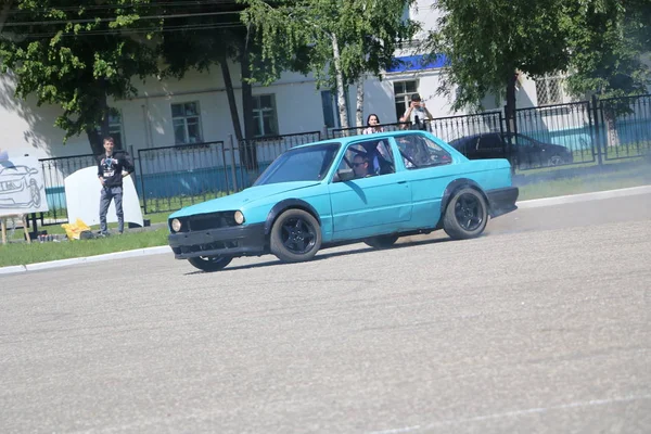 Yoshkar Ola Rússia Junho 2018 Exposição Automóvel Motocicleta Festival Summit — Fotografia de Stock