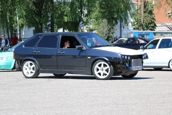 요시카르올라 러시아 2018 자동차 오토바이 전시회 2018 자동차 Vaz Lada — 스톡 사진