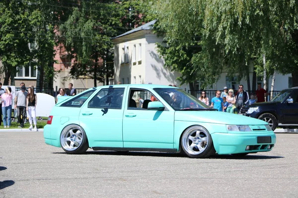 Yoshkar Ola Ryssland Juni 2018 Auto Och Motorcykel Utställning Festival — Stockfoto