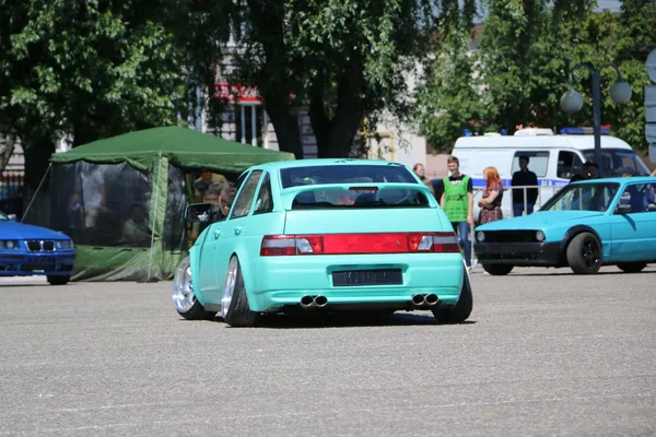 Yoshkar Ola Rússia Junho 2018 Exposição Automóvel Motocicleta Festival Summit — Fotografia de Stock