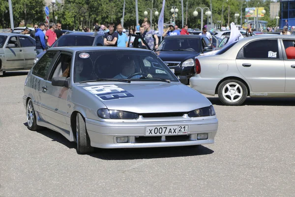 Yoshkar Ola Rusya Haziran 2018 Oto Motosiklet Fuarı Festivali Zirvesi — Stok fotoğraf