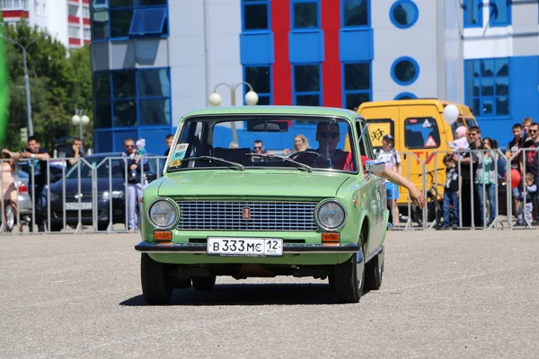 Yoshkar Ola Ryssland Juni 2018 Auto Och Motorcykel Utställning Festival — Stockfoto