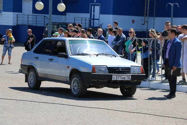 Йошкар Ола Россия Июня 2018 Автомобильная Мотоциклетная Выставка Фестиваль Sumit — стоковое фото