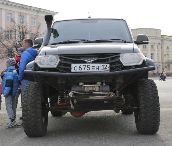 Yoshkar Ola Rússia Maio 2018 Exposição Jipes Veículos Road Modificados — Fotografia de Stock