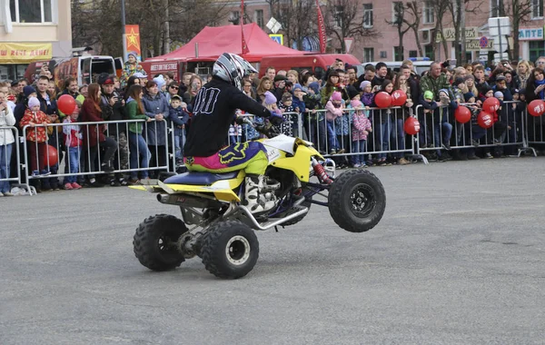 Yoshkar Ola Russia Maggio 2018 Auto Moto Show Nella Piazza — Foto Stock