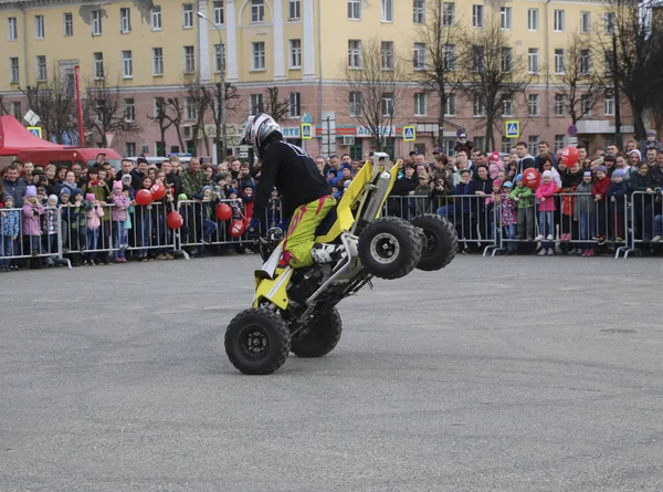 Yoshkar Ola Rusya Mayıs 2018 Auto Moto Show Şehir Merkezi — Stok fotoğraf