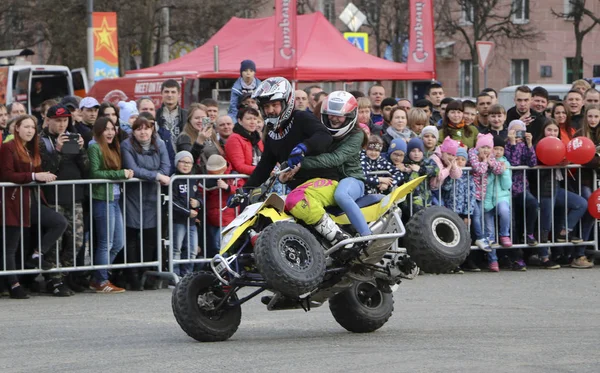 Yoshkar Ola Rusia Mayo 2018 Auto Moto Show Plaza Central — Foto de Stock