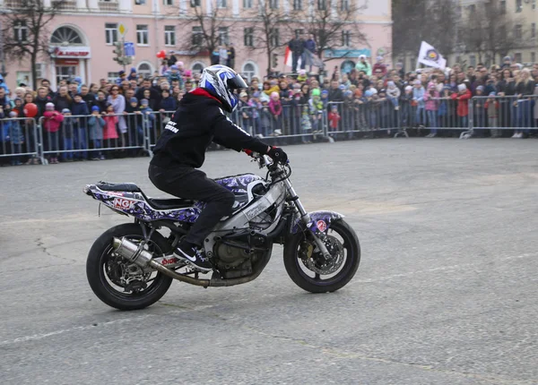 Yoshkar Ola Federacja Rosyjska Maja 2018 Motoshow Głównym Placu Miasta — Zdjęcie stockowe