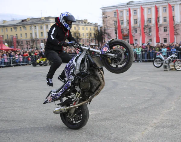 Yoshkar Ola Russie Mai 2018 Motoshow Sur Place Centrale Ville — Photo