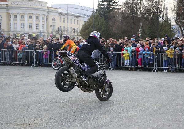 Yoshkar Ola Russie Mai 2018 Motoshow Sur Place Centrale Ville — Photo