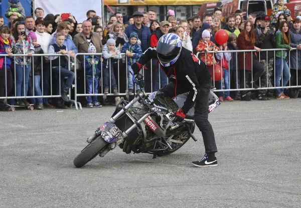 Yoshkar Ola Federacja Rosyjska Maja 2018 Motoshow Głównym Placu Miasta — Zdjęcie stockowe