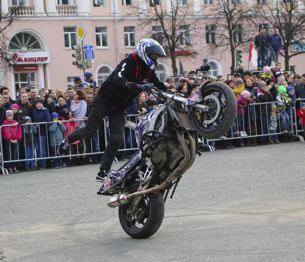 Yoshkar Ola Russia Maggio 2018 Motoshow Nella Piazza Centrale Della — Foto Stock