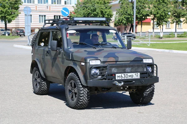 Йошкар Ола Россия Июня 2018 Автомобильная Мотоциклетная Выставка Фестиваль Sumit Лицензионные Стоковые Фото