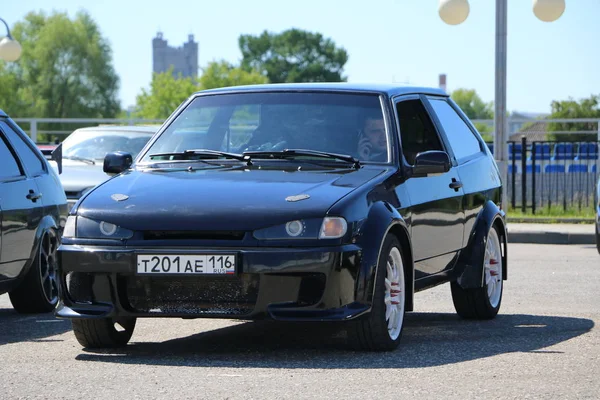 Йошкар Ола Россия Июня 2018 Автомобильная Мотоциклетная Выставка Фестиваль Sumit Лицензионные Стоковые Изображения