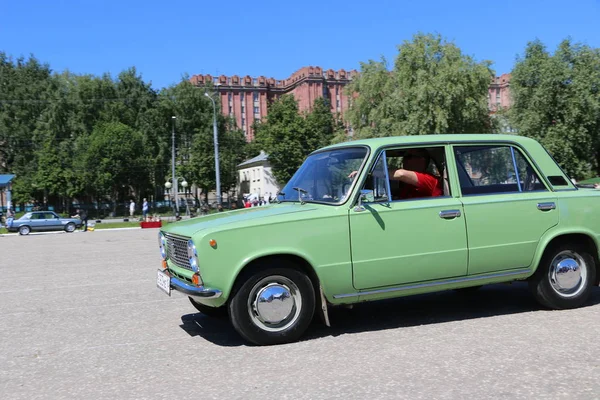 Йошкар Ола Россия Июня 2018 Автомобильная Мотоциклетная Выставка Фестиваль Sumit Лицензионные Стоковые Фото