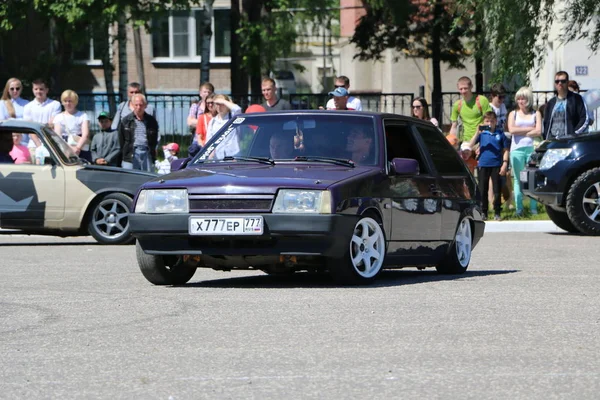 Йошкар Ола Россия Июня 2018 Автомобильная Мотоциклетная Выставка Фестиваль Sumit Лицензионные Стоковые Изображения
