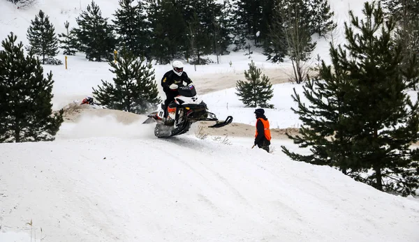 Volzsszkij Oroszország 2019 Február Sífutás Motoros Oroszország Bajnokság — Stock Fotó